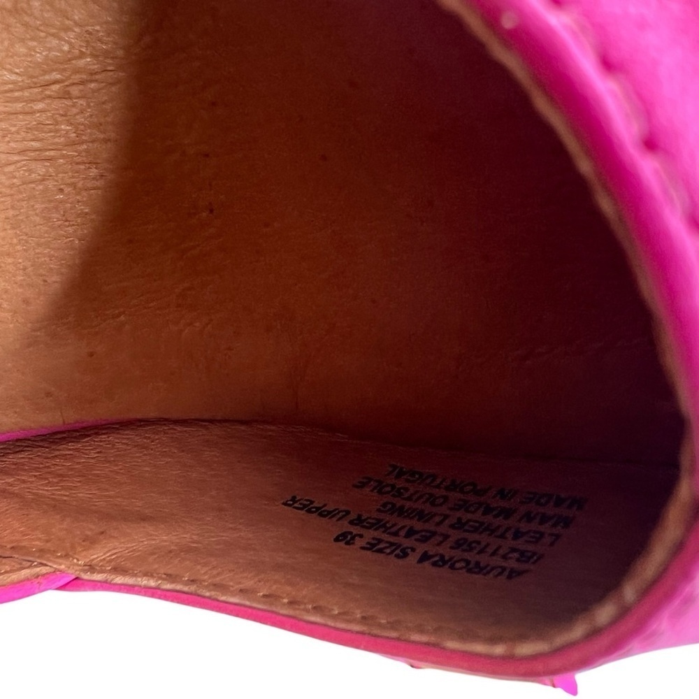 Miz Mooz Leather Slingback Pumps -Aurora Fuchsia EU 39 (US 8.5-9) - Picture 8 of 9